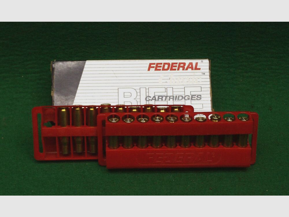 Federal F C Hülsen .22 Rem., gebraucht