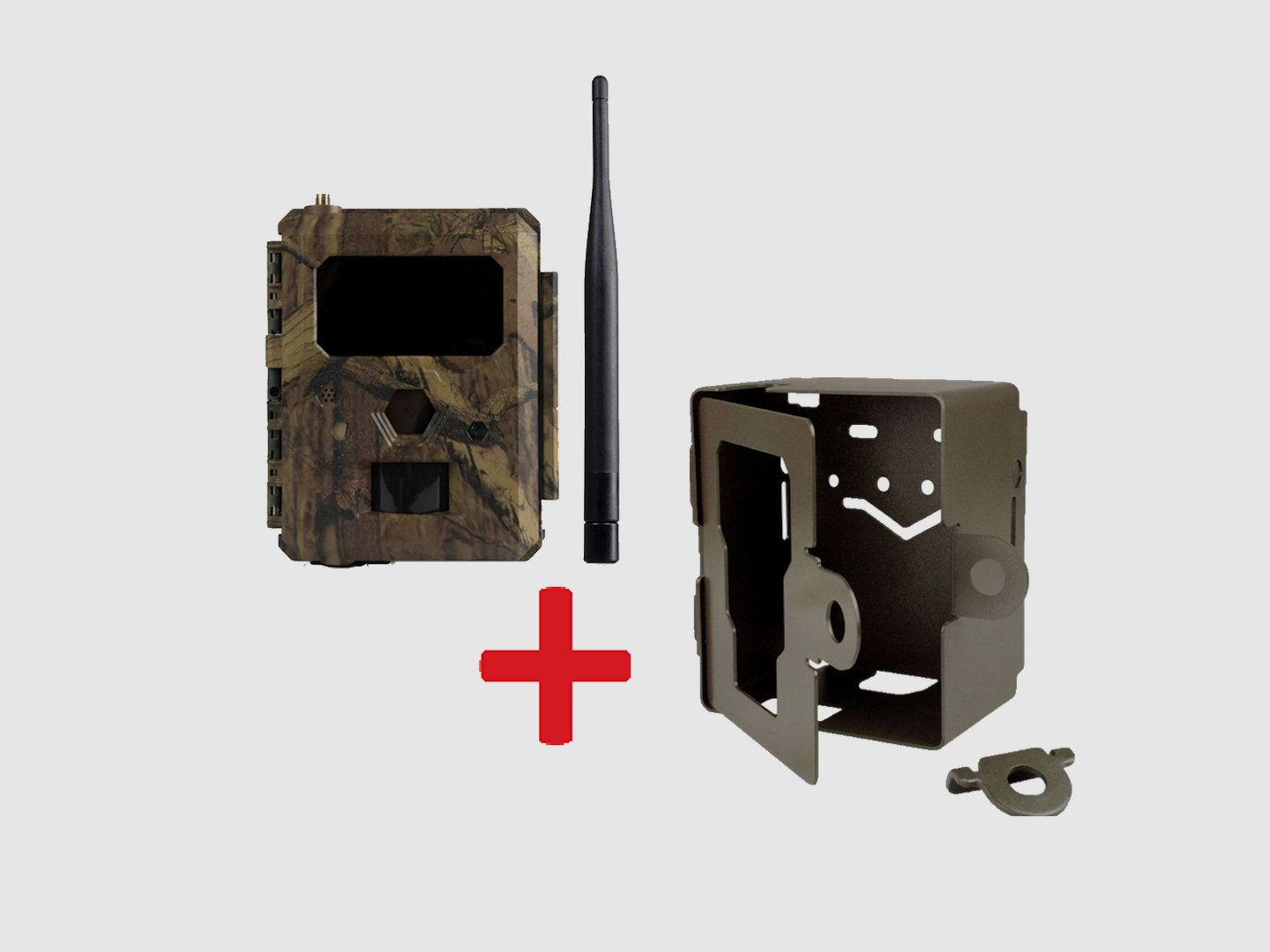ICU CLOM Easy Cam Cámara de Caza Inalámbrica + Juego de Caja de Metal