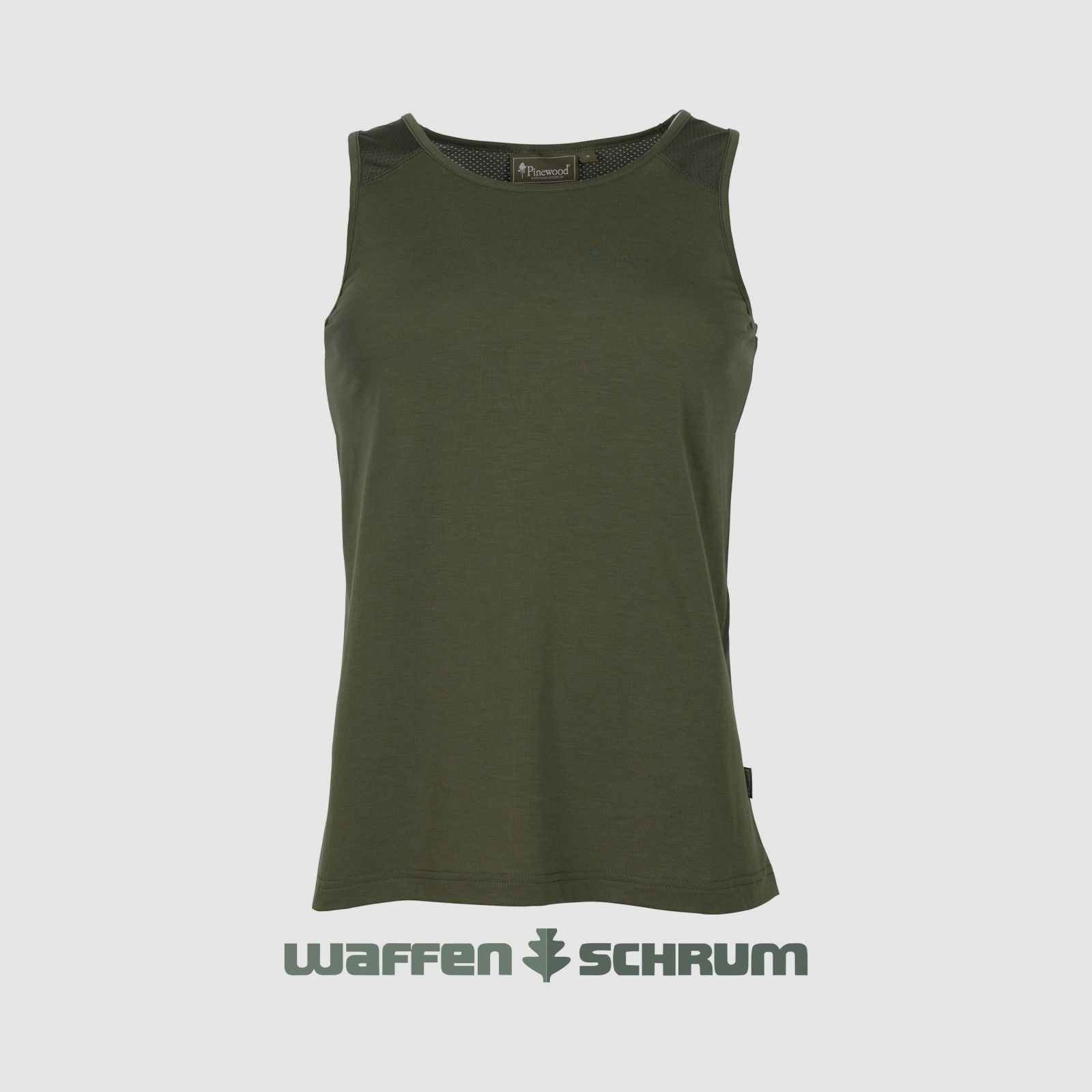 Pinewood Tank Top Finnveden Air Vent Moss Green