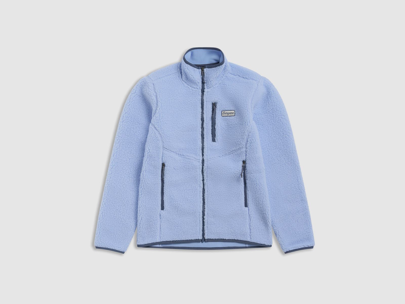 Bergans Lunnan Pile Fleece Jacket Mujer Cool Blue XL