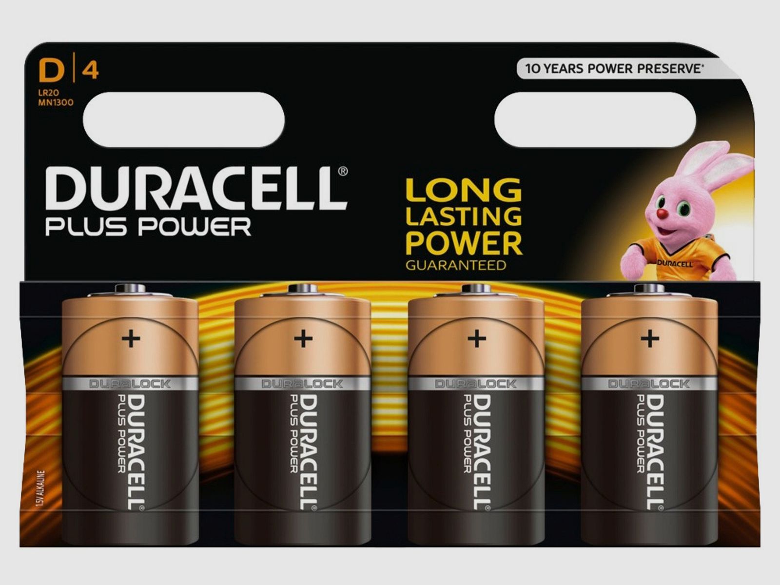 Duracell Batterien IEC, LR20 / MN1300 1,5 V
