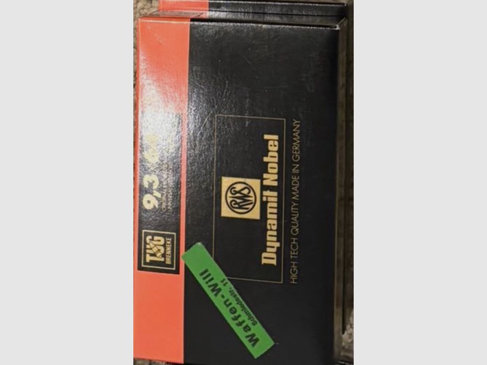9,3x64 RWS Munition mit Brenneke TUG 19g