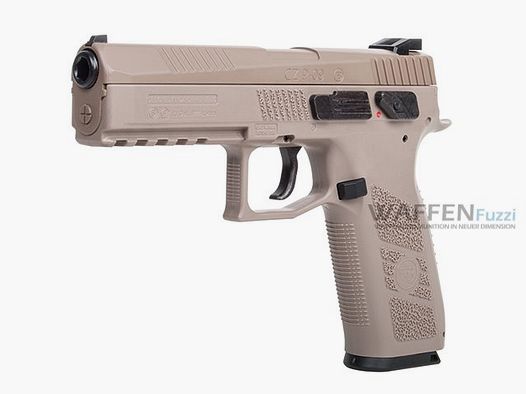 CZ P-09 Duty Metalslide CO2 Waffe TAN, 4,5mm Diabolo Blow Back