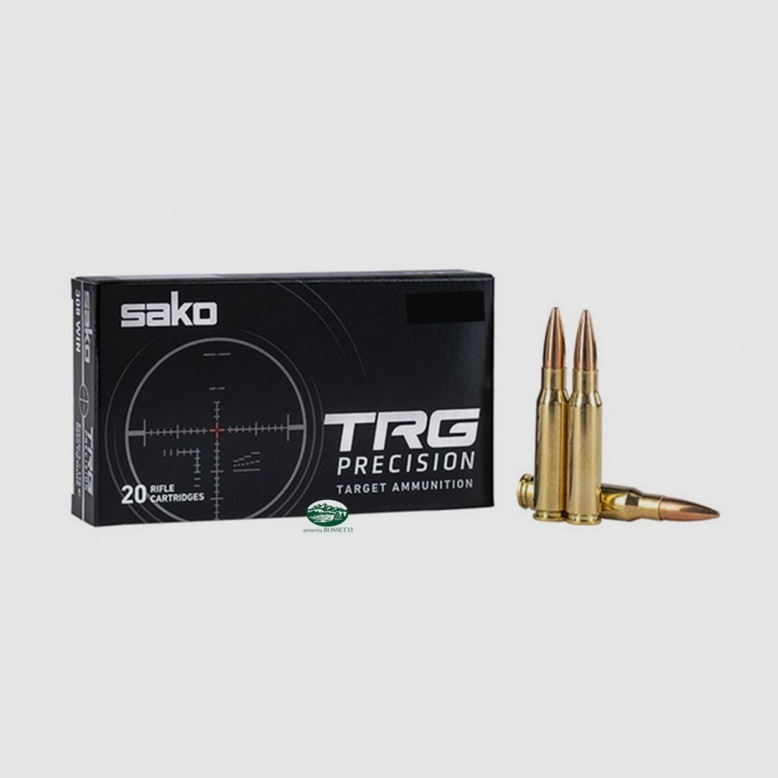 SAKO Munition Kal. 6,5 Creedmoor TRG PRECISION HPBT 136gr Scenar 160H