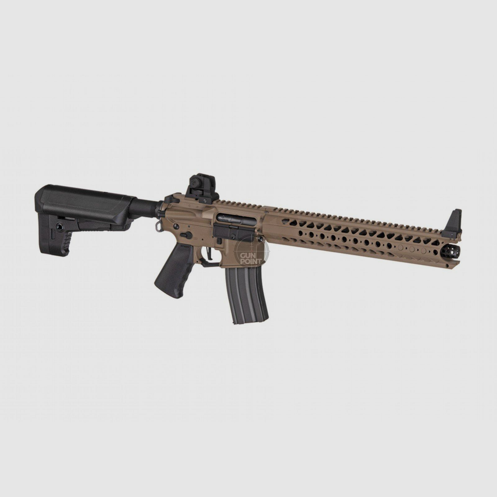 Softair - Gewehr - KRYTAC - War Sport LVOA-S S-AEG - ab 18, ber 0,5 Joule - Dark Earth