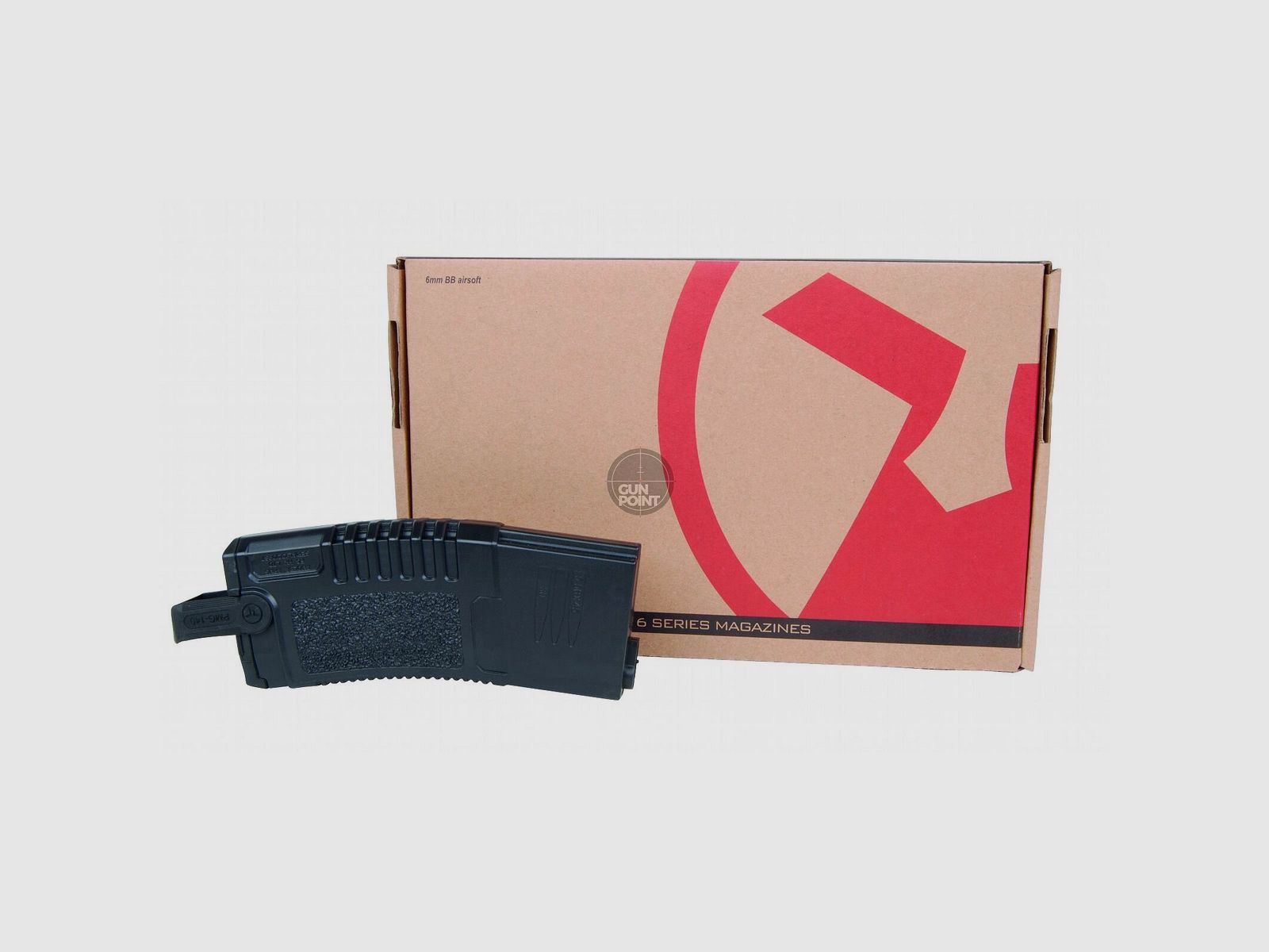 Magazin fr Softair - Ares - Mid Cap AMOEBA 140 Schuss - AEG / S-AEG Schwarz