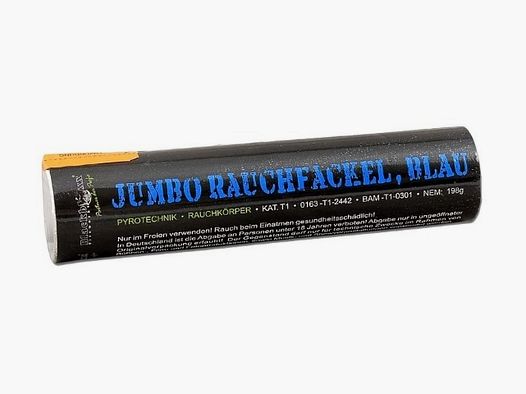 Jumbo Rauchfackel Blau 100Sek.
