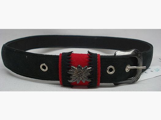 Ceinture pour dames avec application d'edelweiss