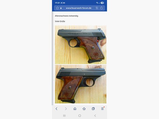 Röhm RG 80 Gas/ pistola de fogueo. Leves signos de uso