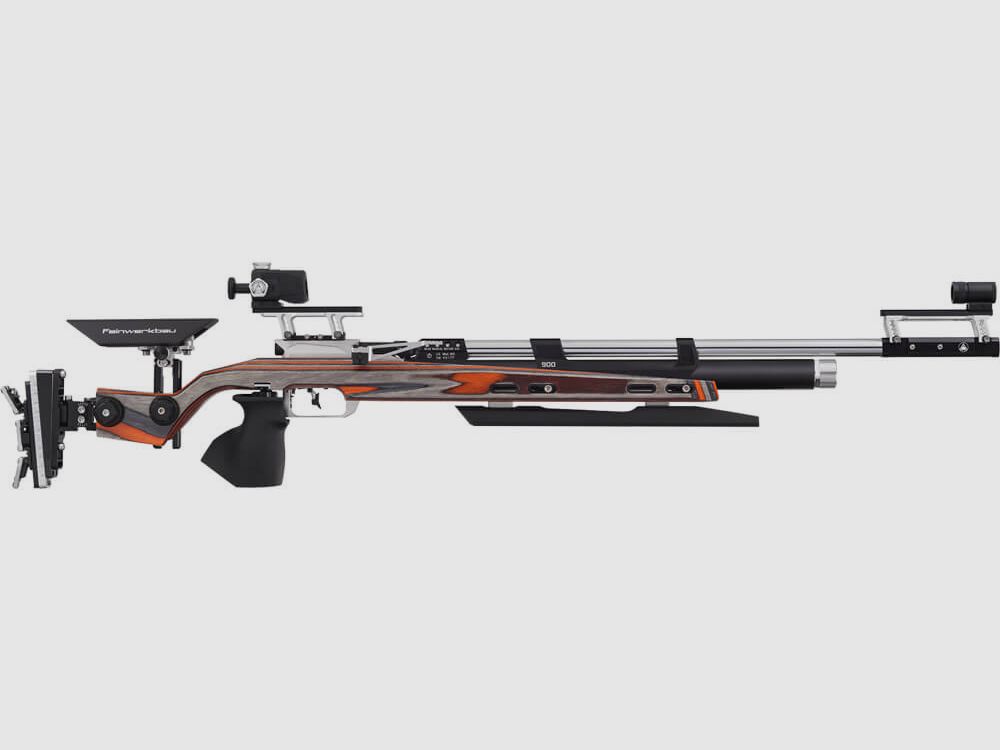 Feinwerkbau 900 W Benchrest Laminato Arancione — Sinistro, immagine 1 di 4