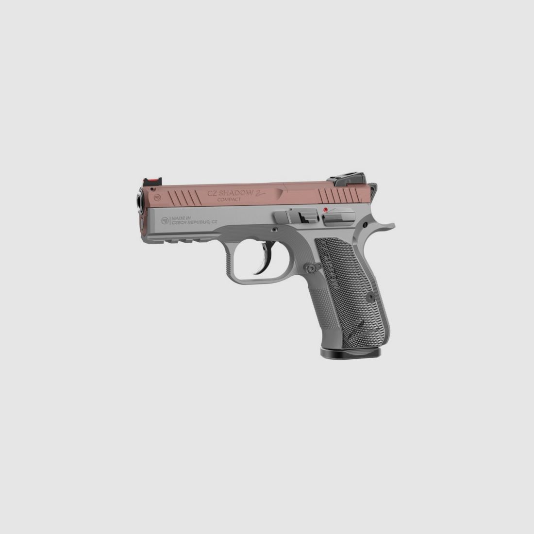 CZ Shadow 2 Compact Alu Industrial Pink Optic Ready 9×19 mm, image 1 of 2