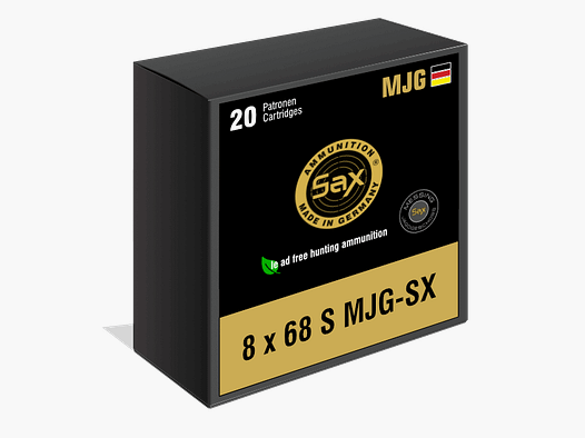 SAX 8x68S MJG-SX 126gr 20 Schuss