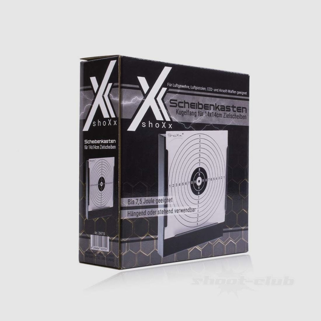 shoXx caja de objetivos - trampa de balas para dianas de 14 x 14 cm, imagen 1 de 5