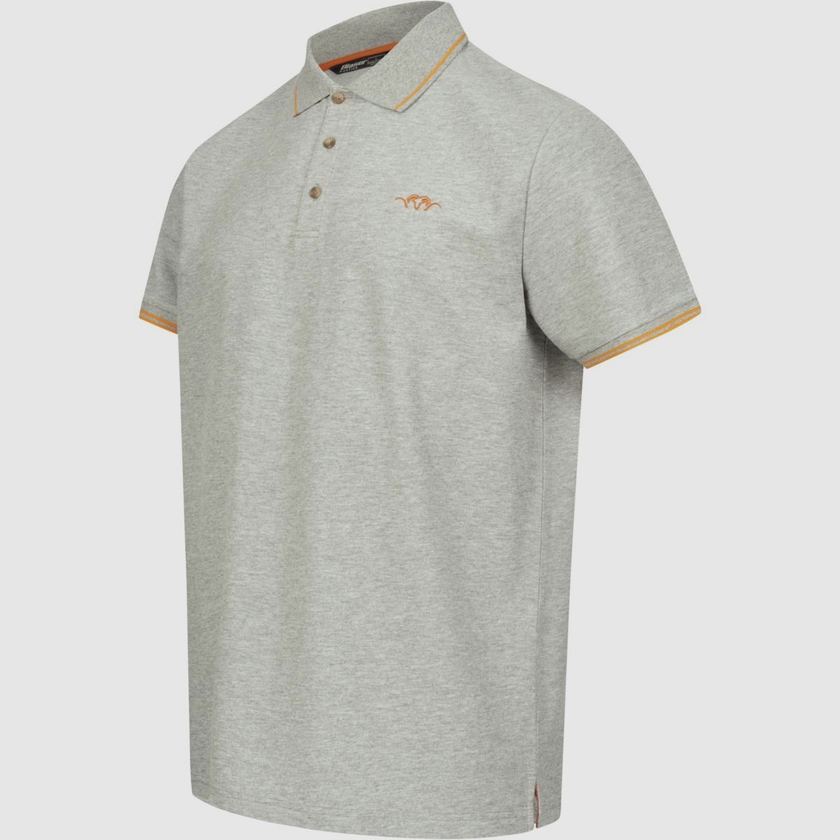 BLASER Herren Polo Shirt 22 Grau Melange