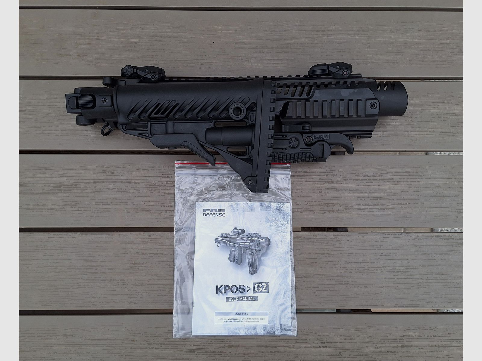 Anschlagschaft FAB Defense KPOS G2
