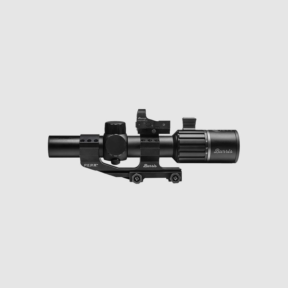 BURRIS RT-6 1-6x24 Paketpreis: ZF mit Ballistic AR-Absehen + Montage + Rotpunktvisier