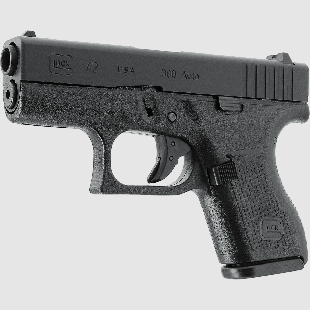 Glock 42 z metalowym zamkiem GBB czarny - VfC, zdjęcie 2 z 5