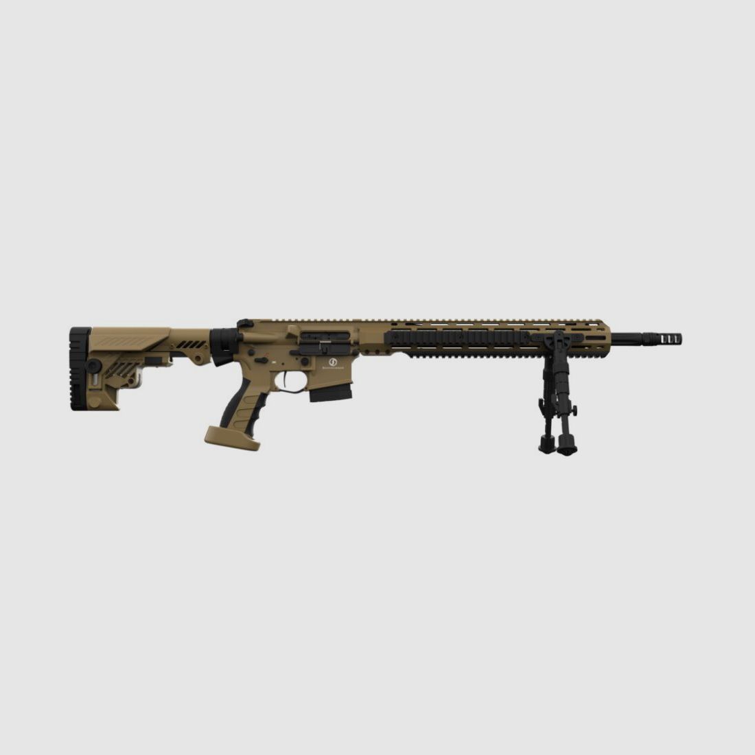 Schmeisser AR15 DMR 18 - .223 Rem - RAL 8000 (BW desert sand colors)