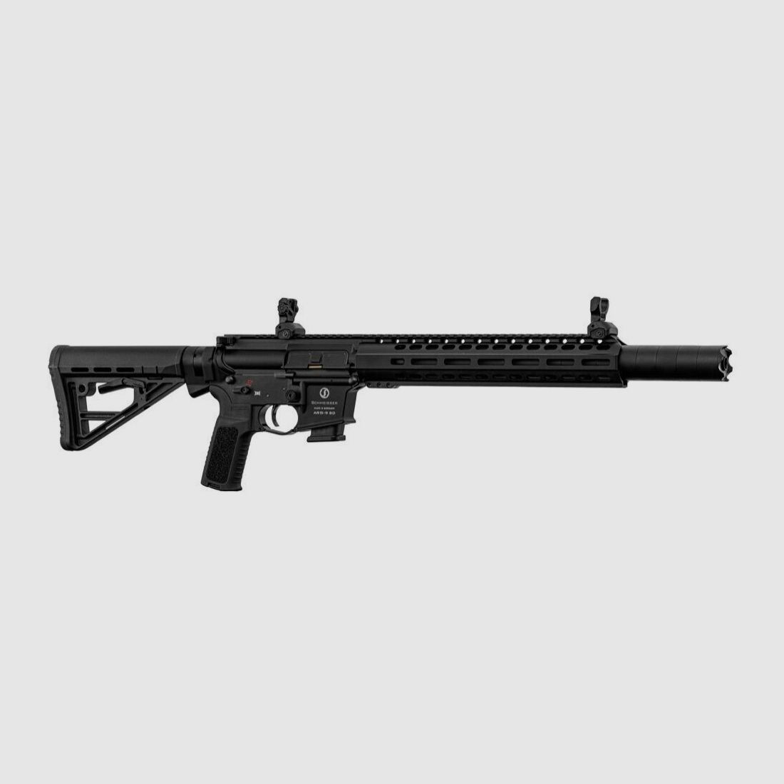 Schmeisser AR-9 – 9S S4F M-LOK Kal. 9×19 -10,5″ mit Schalldämpfer, Bild 1 von 10