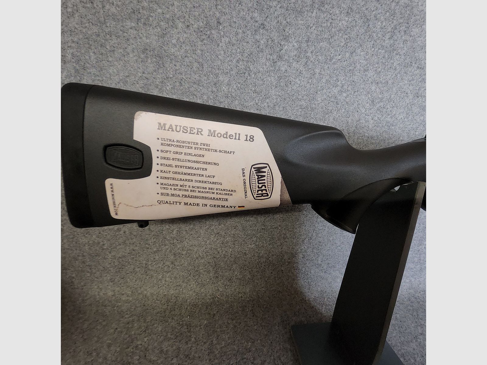 Mauser M18 - optional package with DD scope v2.5-10x56