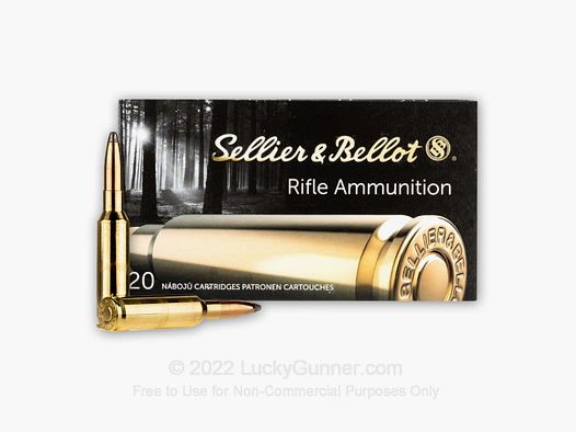 Sellier&Bellot ammunition cal. 6,5x55 SE SP 10.1 g / 156 grs, pack of 20