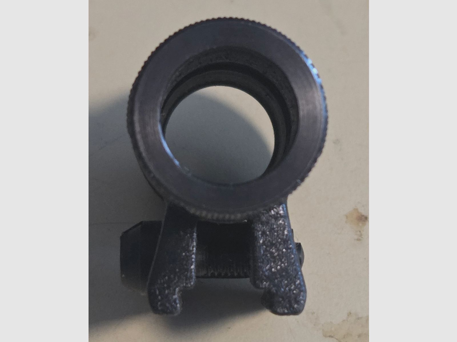Tunnel per mirino con 2 supporti per mirino - coda di rondine sopra 9,4 e sotto 8,8 mm di larghezza, immagine 2 di 2