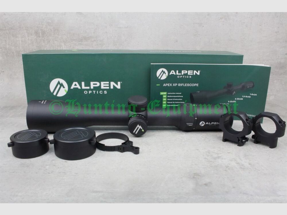 Alpen Optics Apex XP 1.5-9x45 Duplex SmartDot