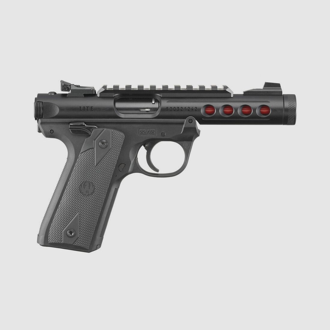 Ruger PISTOLE MARK IV 22/45 LITE .22 LR 4,4"/11,18CM SCHWARZ ANODIZED 1/2"-28