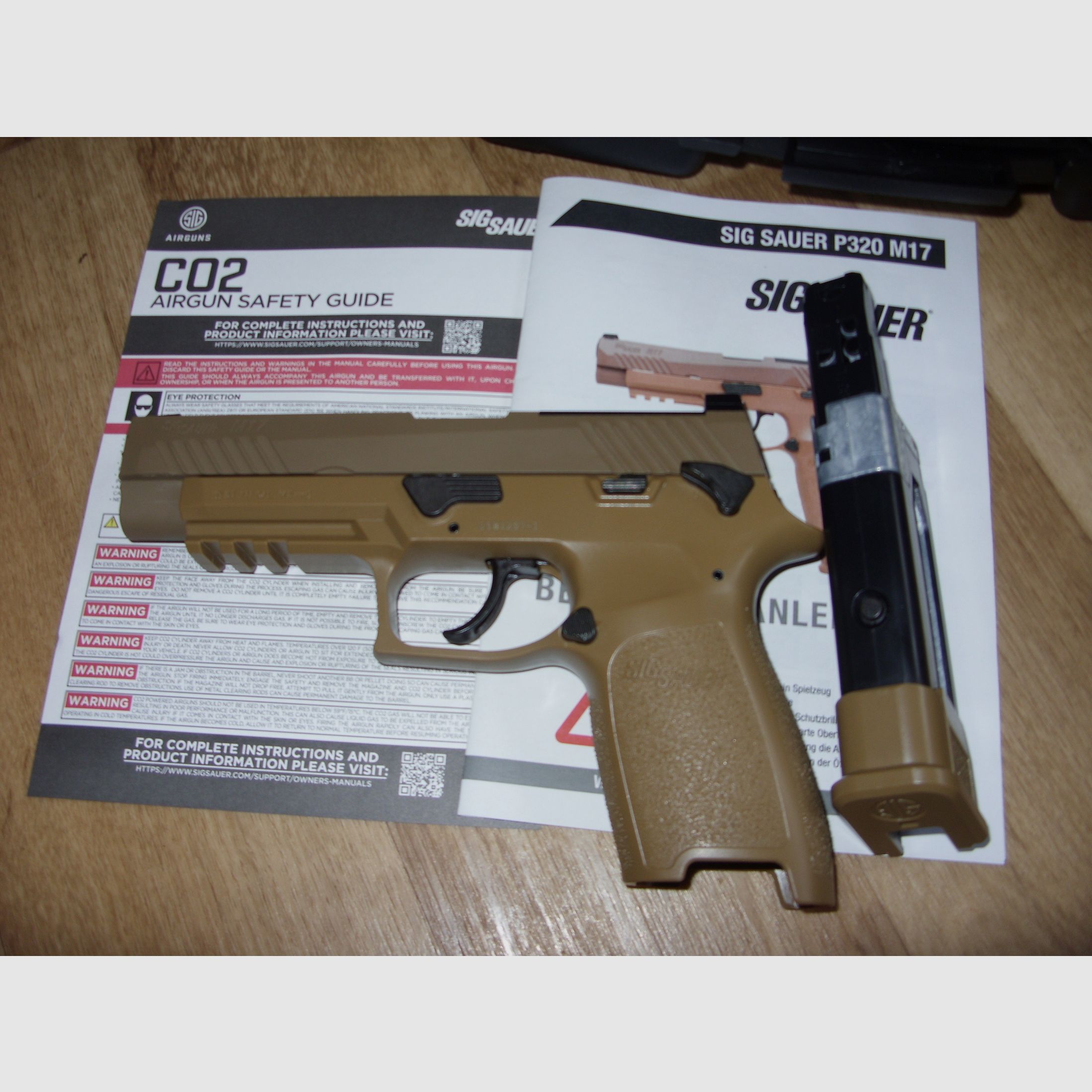 SIG SAUER P320 M17 Co2 Pistole Kaufdatum 13.10.2025