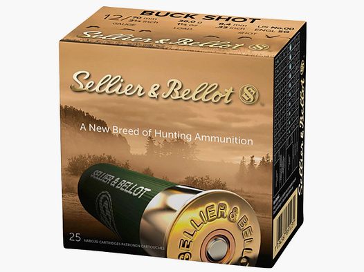 Sellier & Bellot 128253 12/70 Buck Shot 8,4mm 36g