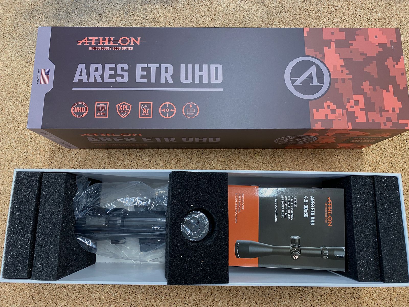 Athlon Optics Ares ETR 4.5-30x56 APRS1 rifle scope