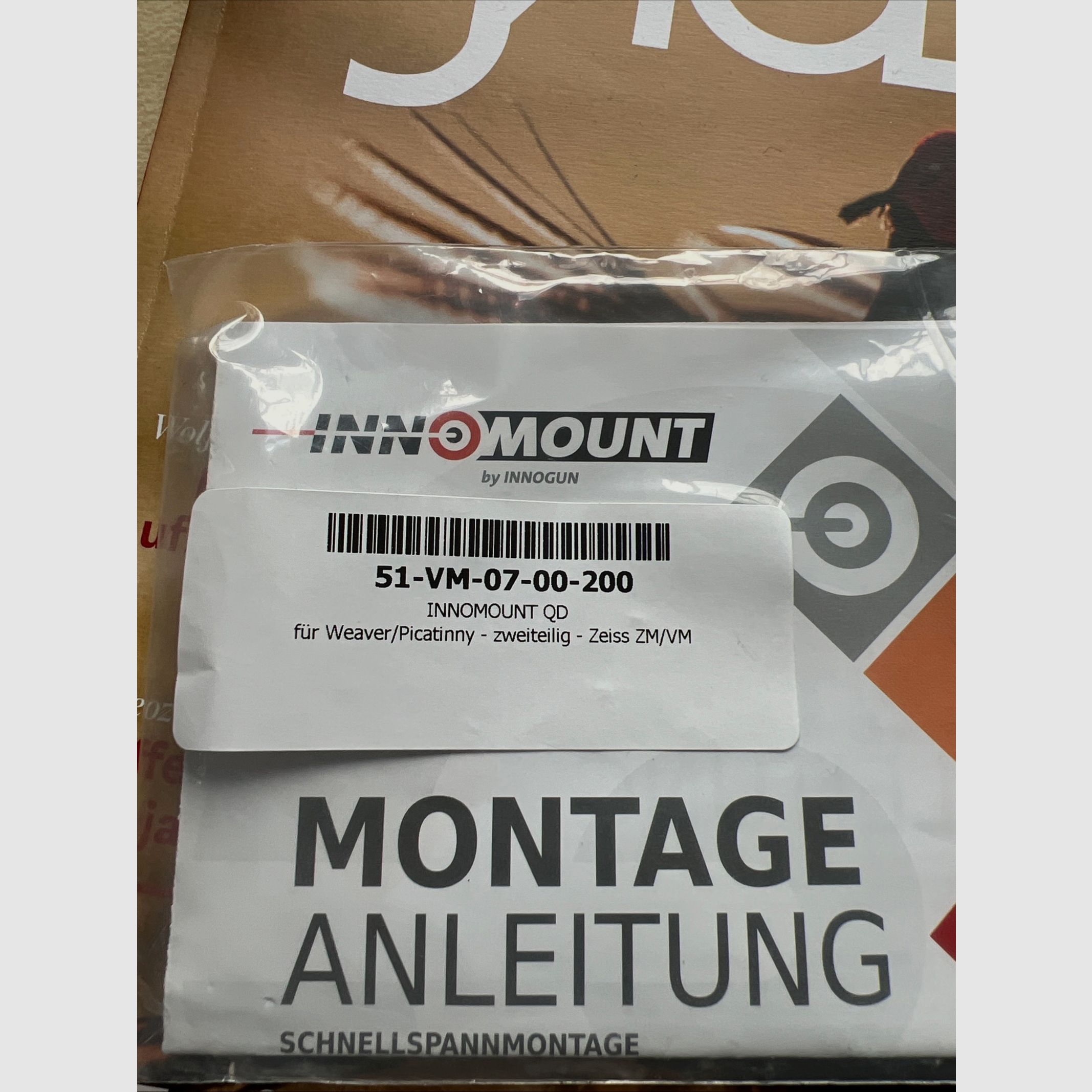Innomount QD Zweiteilig Zeiss ZM/VM Schiene 51 VM 07 00 200