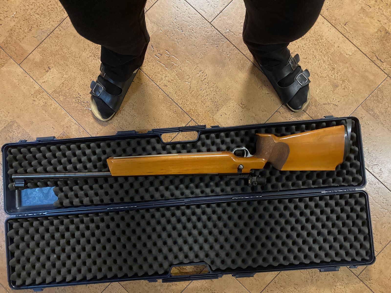 Haenel single-shot M150 standard in .22 caliber with diopter