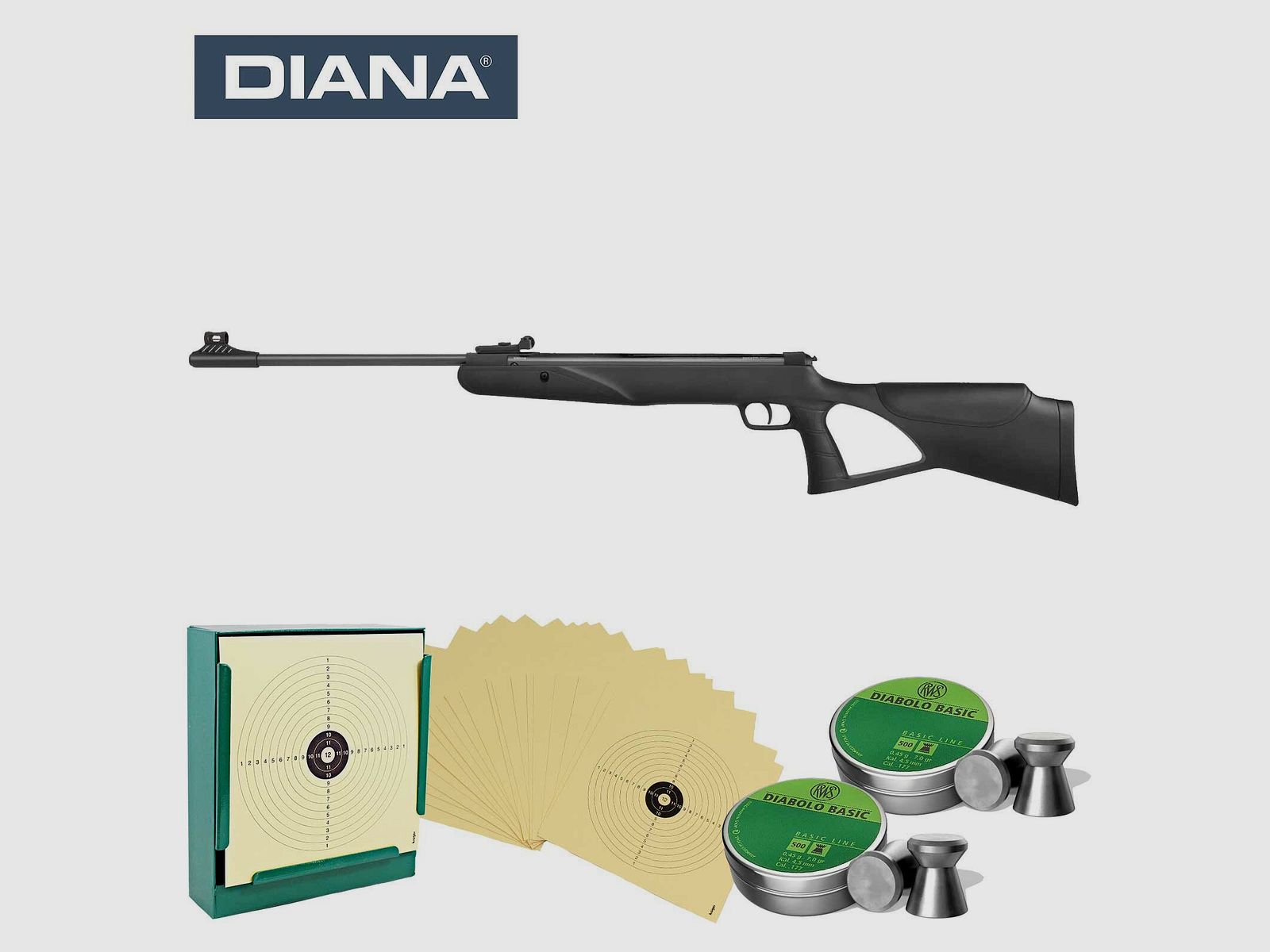 SET Diana two-sixty Knicklauf Luftgewehr Kaliber 4,5 mm Diabolo (P18)
