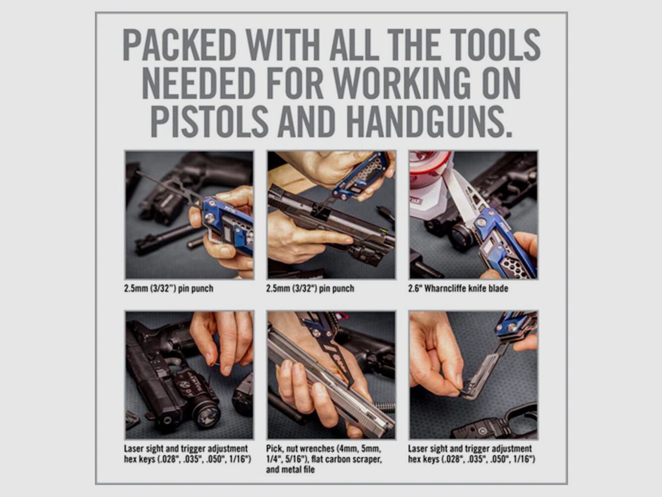 Narzędzie do broni Real Avid Gun Tool Edge Pistol