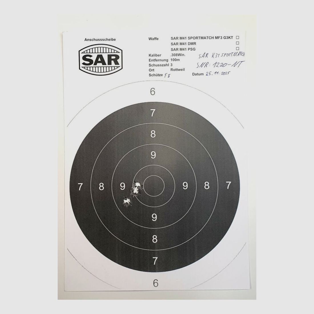 Schwaben Arms GmbH - Nowa produkcja - Karabin powtarzalny SAR K31 SPORTMATCH w kalibrze 308win. podobny do szwajcarskiego K31