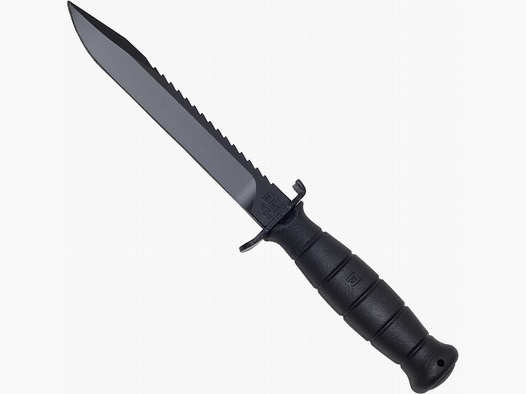 Cuchillo de campo Glock con sierra - Negro