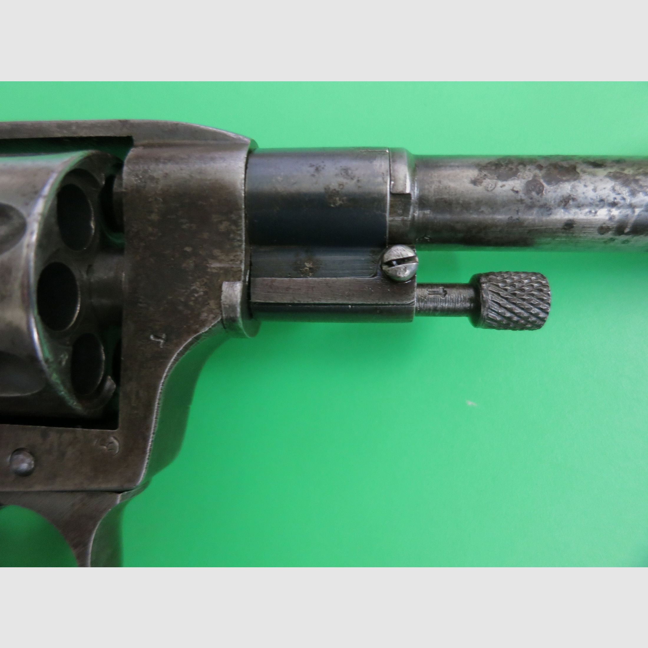 IMPERIAL RUSSIAN NAGANT REVOLVER WW2, 1922, DOUBLE-ACTION OFFICER MODEL, РСФС.Р.    #62