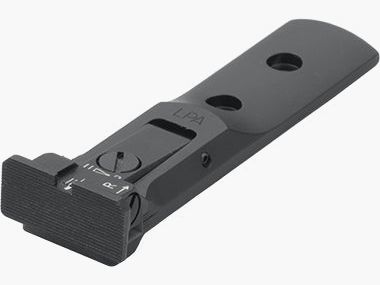 LPA TXT04-07-BLACK BASE adjustable revolver sight for 629, 686, 586, 627, 66, 67, 696, 17, 19, 657, 610, 625, 29, 27 – Black sight picture