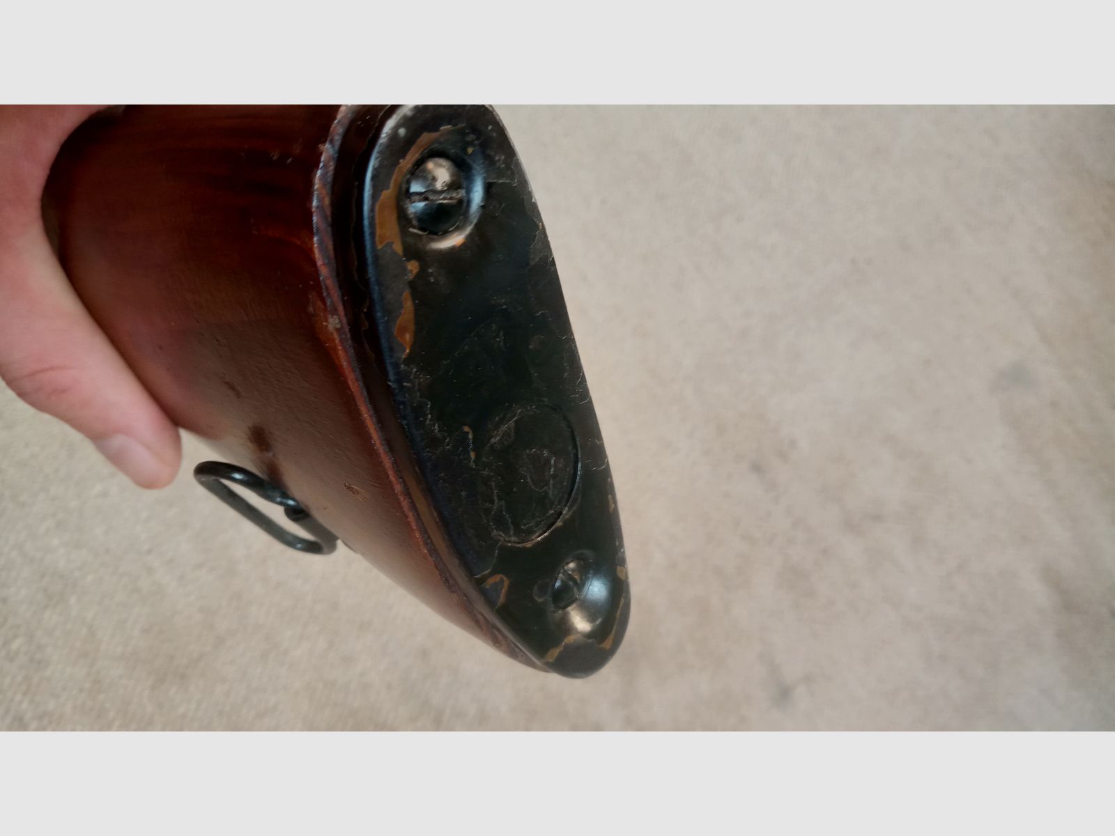 Madera de AK ruso con adaptador para rifle de CO2 Yunker en aspecto de culata fija AK74