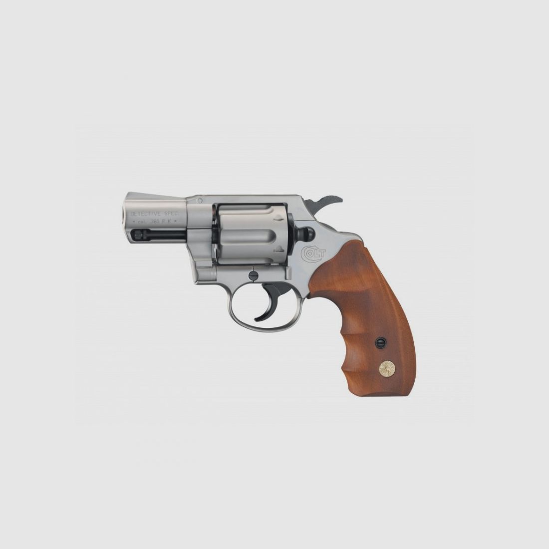 Revolver Colt Detective Special Kal.9mm RK - Nickel/Holz, Bild 1 von 2