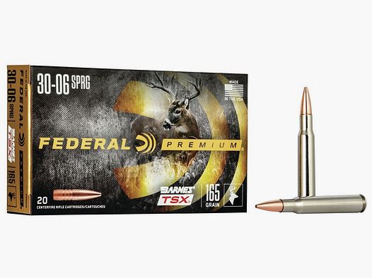 FEDERAL P3006AF .30-06 SPRG 165GR BARNES TRIPLESHOCK VITAL S