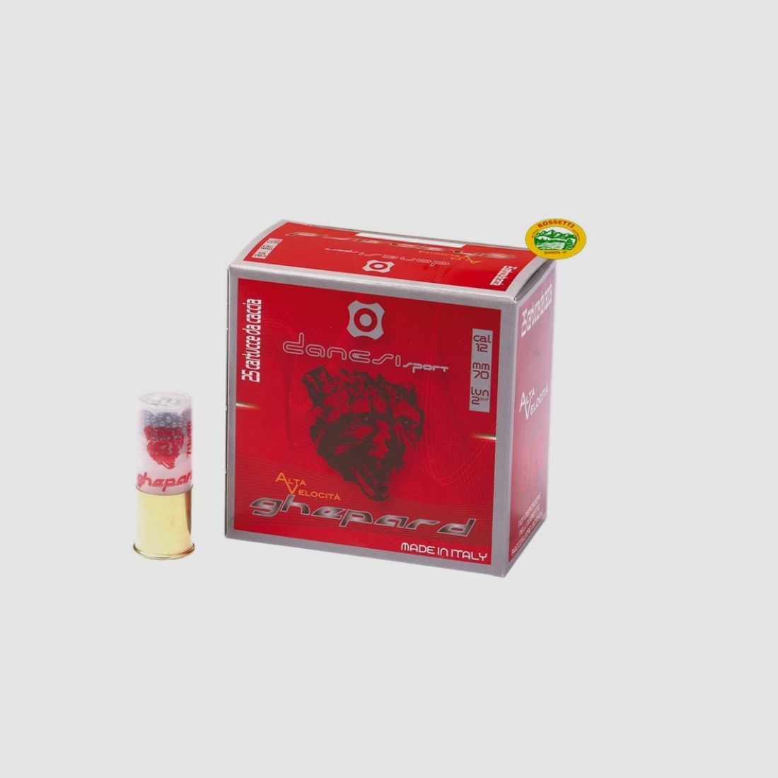DANESI Patronen Ghepard Bior Kal.12 gr.36 pb.6 spezielle Taube