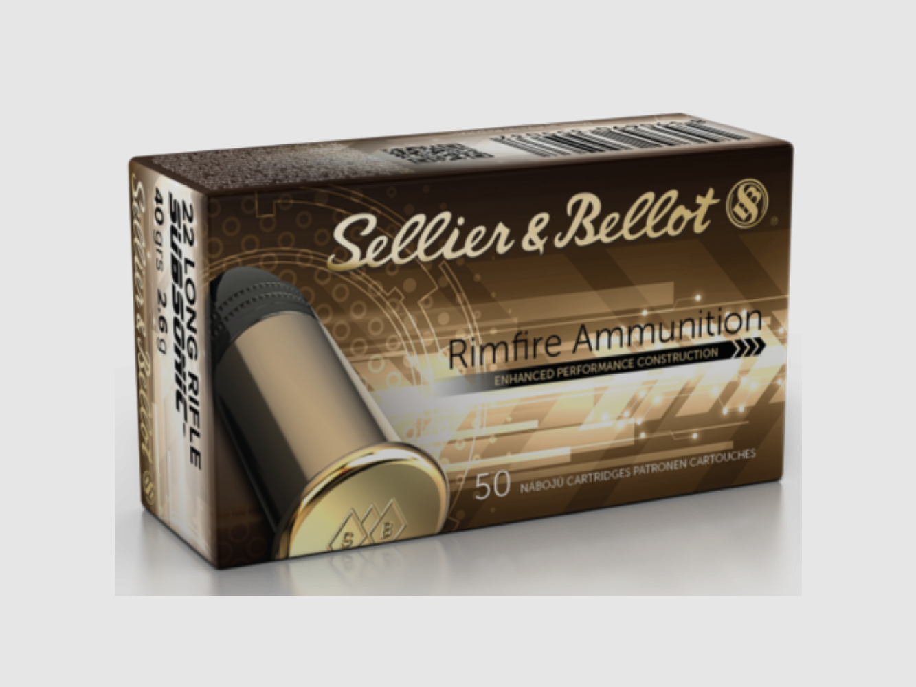 22 long rifle Subsonic S&B LRN 40gr VE50