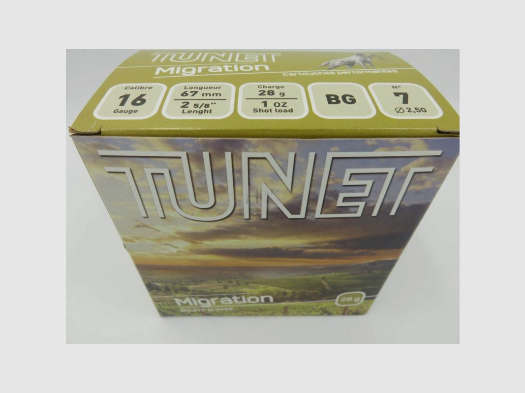TUNET MIGRATION CAL 16 N-7 BG 28G X25, afbeelding 2 van 2