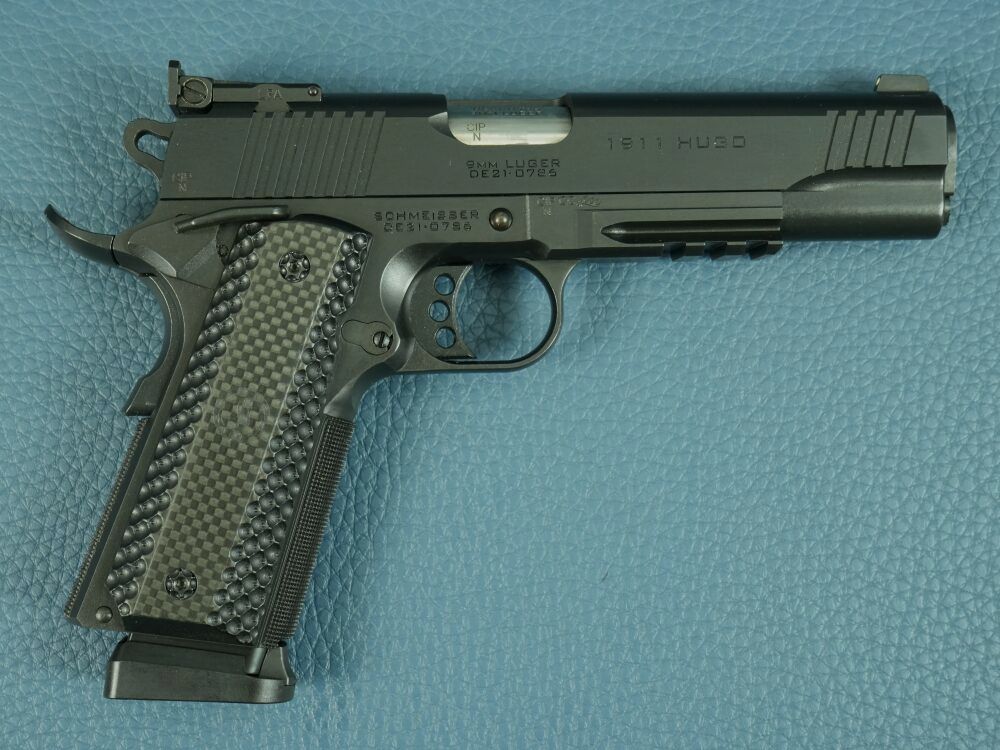 Schmeisser 1911 Hugo inkl. Koffer, Anleitung und zweites Magazin 9mmLuger