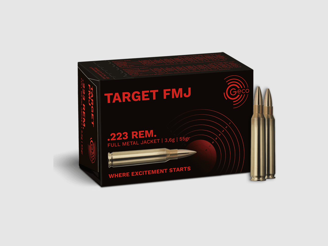 Geco .223 Rem. Target Vm 55 gr.
