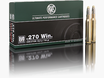 Cal. 270 RWS Evolution 154 Grains pack of 20