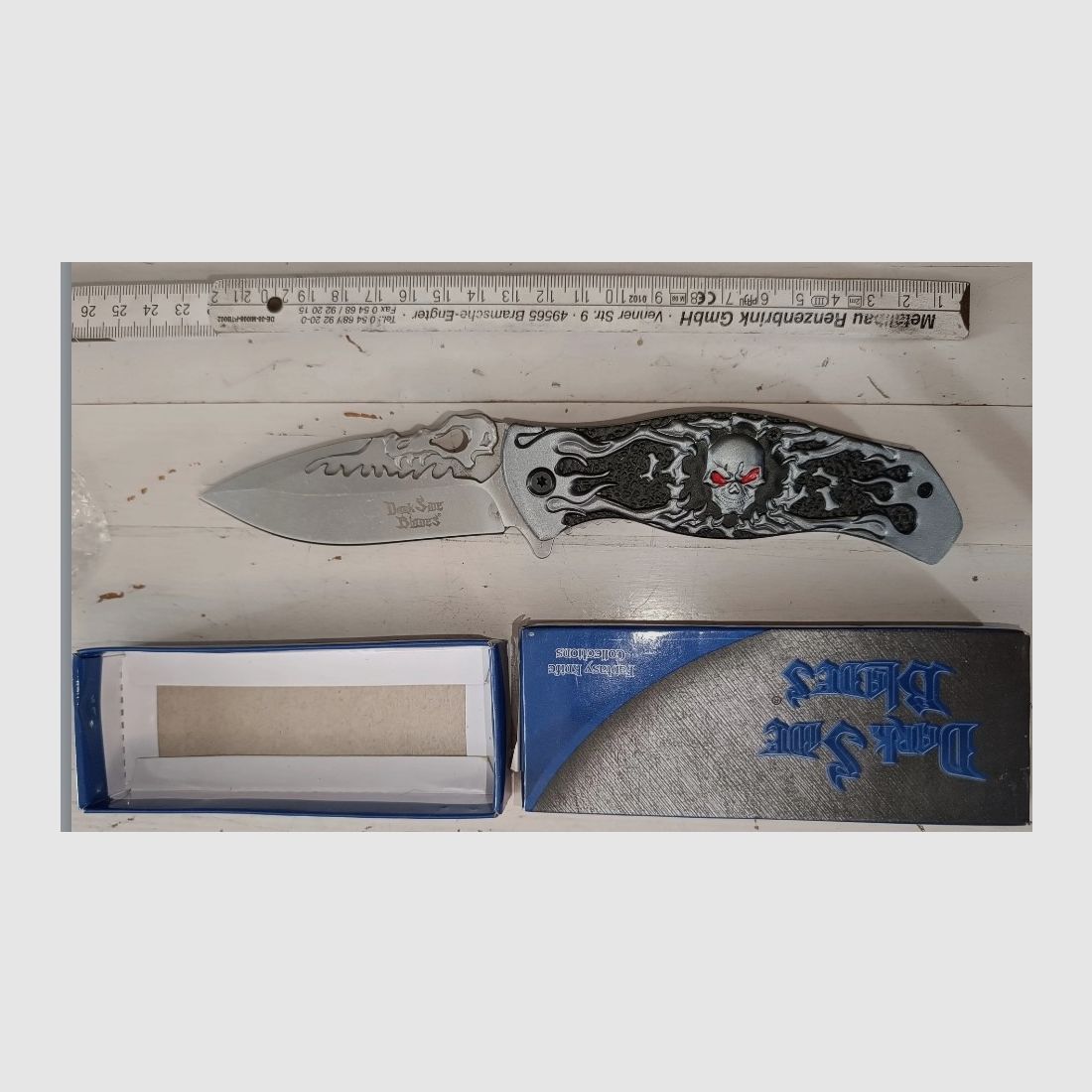 Klappmesser Totenkopf 