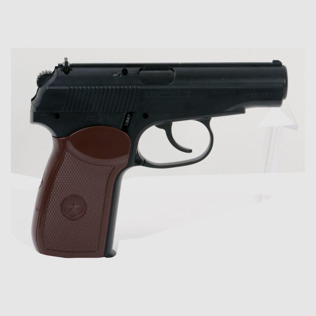 CO2 Pistole Borner PM-X schwarz Kaliber 4,5 mm BB (P18)